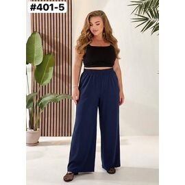 Фотография Штаны женские летние 401-5 navy р.one size "FIESTA" недорого оптом от прямого поставщика