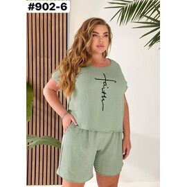 Фотография Костюм женский 902-6 mint р.48-58 "FIESTA" недорого оптом от прямого поставщика