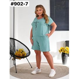 Фотография Костюм женский 902-7 mint р.48-58 "FIESTA" недорого оптом от прямого поставщика