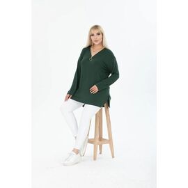 Туніка жіноча GL105 green р.50-60 "FIESTA" недорого оптом від прямого постачальника