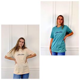 Фотография Футболка женская GL168 mix р.48-54 "FIESTA" недорого оптом от прямого поставщика