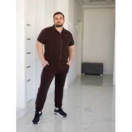 Костюм чоловічий 960 brown р.46-56 "Seven Zikina" недорого оптом від прямого постачальника