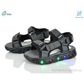 Фотография Сандалии детские летние Лето L602-2-1 LED LED (8 пар р.26-31) "BBT" недорого оптом от прямого поставщика