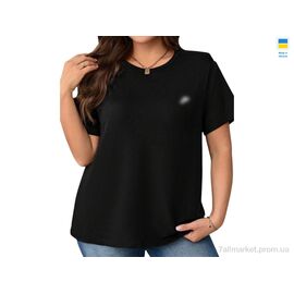 Фотография Футболка женская Лето 9-1-1NI чорний (4 шт. р.сетка S-XL) "Sport style" недорого оптом от прямого поставщика