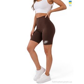 Фотография Велосипедки Лето 5071NI батал шоколад (4 шт. р.сетка XL-4XL) "Sport style" недорого оптом от прямого поставщика