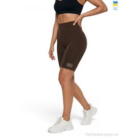 Фотография Велосипедки Лето 5071MU батал шоколад (4 шт. р.сетка XL-4XL) "Sport style" недорого оптом от прямого поставщика
