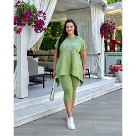 Костюм жіночий 964 l.green р.50-54 "Seven Zikina" недорого оптом від прямого постачальника