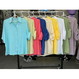 Фотография Рубашка женская 2205 white р.3XL-6XL "P.HEY" недорого оптом от прямого поставщика