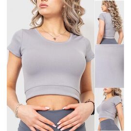 Фотография Топ женский 54 grey р.S-XL "VICTORY" недорого оптом от прямого поставщика