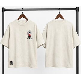 Фотография Футболка мужская ZW2087 beige р.one size "Zalov" недорого оптом от прямого поставщика