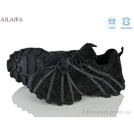 Кросівки жіночі модні Весна/осінь 8811 black (8 пар р.36-41) "Ailaifa" недорого оптом від прямого постачальника