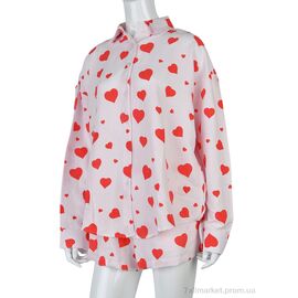 Жіночий костюм Літо TWO-S209 pink (4 шт. р.сіткаL-2XL) "Лиля" недорого оптом від прямого постачальника