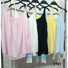 Майка жіноча 2741 white р.46-52 "LOOK" недорого оптом від прямого постачальника
