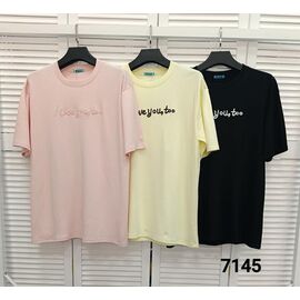 футболка жіноча 7145 black р.one size "LOOK" недорого оптом від прямого постачальника