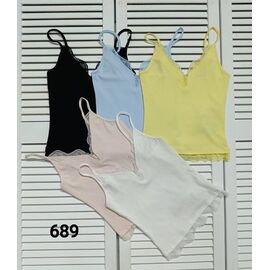 Майка жіноча 689 l.blue р.42-46 "LOOK" недорого оптом від прямого постачальника
