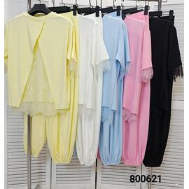 Костюм жіночий 800621 white р.46-50 "LOOK" недорого оптом від прямого постачальника