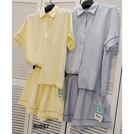 Костюм жіночий 80037 yellow р.46-50 "LOOK" недорого оптом від прямого постачальника