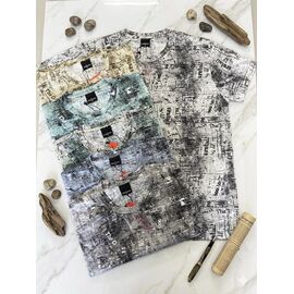Фотография Футболка мужская 2122 l.blue р.M-2XL "Moranny" недорого оптом от прямого поставщика