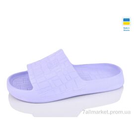 Шльопанці жіночі полегшені Літо N112 фіолет (6 пар р.36-41) "Lot Shoes" недорого оптом від прямого постачальника