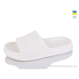 Фотография Шлепки женские облегченные Лето N112 білий (6 пар р.36-41) "Lot Shoes" недорого оптом от прямого поставщика