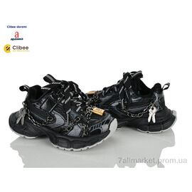 Фотография Кроссовки детские модные Весна/осень 45B8028 black фліс (4 пар р.27-30) "Clibee-Doremi" недорого оптом от прямого поставщика