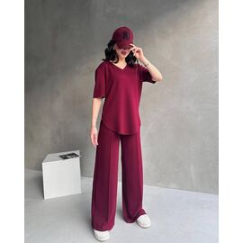 Костюм жіночий PR110 wine р.S-2XL "PRENSES" недорого оптом від прямого постачальника