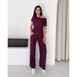 Костюм жіночий RR66 wine р.S-2XL "PRENSES" недорого оптом від прямого постачальника
