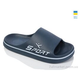 Фотография Шлепки мужские пляжные Лето N403 синій (8 пар р.41-46) "Lot Shoes" недорого оптом от прямого поставщика