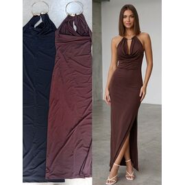 Жіночий сарафан DM357 brown р.S-L "Dream" недорого оптом від прямого постачальника