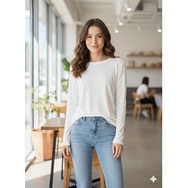 Светр жіночий DM446 white р.S-XL "Dream" недорого оптом від прямого постачальника