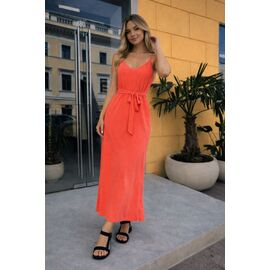 Жіночий сарафан 1636 orange р.42-48 "BONJOUR" недорого оптом від прямого постачальника