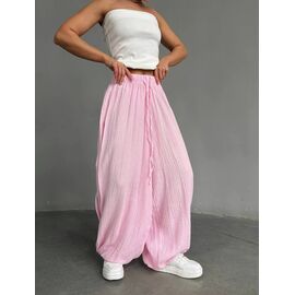 Фотография Штаны женские летние 3128 pink р.42-52 "BONJOUR" недорого оптом от прямого поставщика
