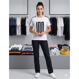 Фотография Футболка женская 2229 white р.L-XL "Newe" недорого оптом от прямого поставщика