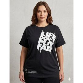 Фотография Футболка женская 500 black р.4XL-5XL "Newe" недорого оптом от прямого поставщика