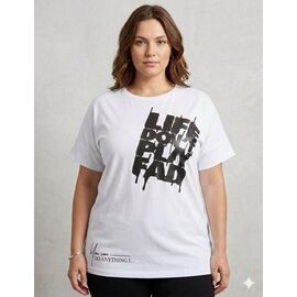 Фотография Футболка женская 500 white р.4XL-5XL "Newe" недорого оптом от прямого поставщика