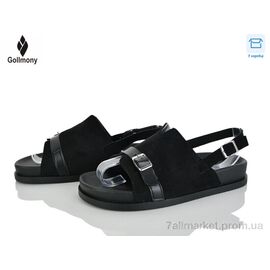 Фотография Босоножки женские летние Лето ST-JZ04 black (8 пар р.36-41) "Gollmony" недорого оптом от прямого поставщика
