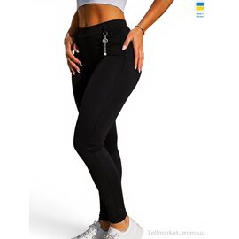 Фотография Лосинсы женские Лето 50471 чорний (4 шт. р.сетка XL-4XL) "Sport style" недорого оптом от прямого поставщика