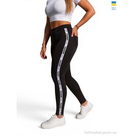 Фотография Лосинсы женские Лето 5340 чорний (4 шт. р.сетка S-XL) "Sport style" недорого оптом от прямого поставщика