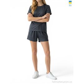 Фотография Спортивный костюм женский Лето 10Ж т.синій (4 шт. р.сетка S-XL) "Sport style" недорого оптом от прямого поставщика