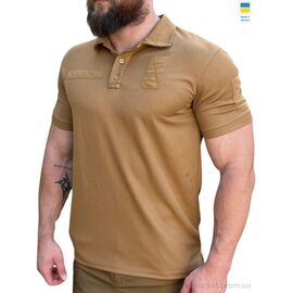 Фотография Футболка мужская Лето 0017 тактичне Поло койот (6 шт. р.сетка S-3XL) "Military and tourism" недорого оптом от прямого поставщика