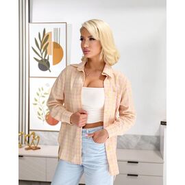 Фотография Рубашка женская 1142 beige р.S-L "Lelis" недорого оптом от прямого поставщика