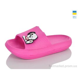 Фотография Шлепки детские летние Лето N022 малина (6 пар р.24-29) "Lot Shoes" недорого оптом от прямого поставщика