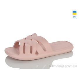 Шльопанці жіночі полегшені Літо N103 персик (6 пар р.36-41) "Lot Shoes" недорого оптом від прямого постачальника