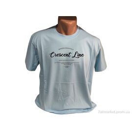 Футболка чоловіча Літо C1006Б блакитний (4 шт. р.сітка2XL-5XL) "TurkishBrend" недорого оптом від прямого постачальника