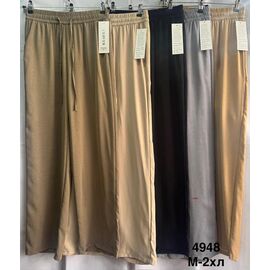 Фотография Штаны женские 4948 d.beige р.M-2XL "WELL" недорого оптом от прямого поставщика