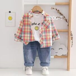 Фотография Рубашка детская на мальчика 8200-1 yellow р.1-4 "Фунтик" недорого оптом от прямого поставщика