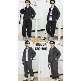 Костюм дитячий спортивний на хлопчика 8865 black р.6-12 "Фунтик" недорого оптом від прямого постачальника
