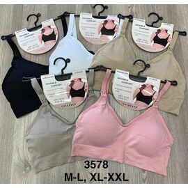 Фотография Топ женский 3578 mix р.M-2XL "Comfort" недорого оптом от прямого поставщика