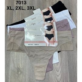 Фотография Трусы женские 7013 mix р.XL-3XL "Comfort" недорого оптом от прямого поставщика