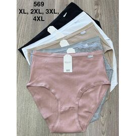 Фотография Трусы женские 569 mix р.XL-4XL "Comfort" недорого оптом от прямого поставщика